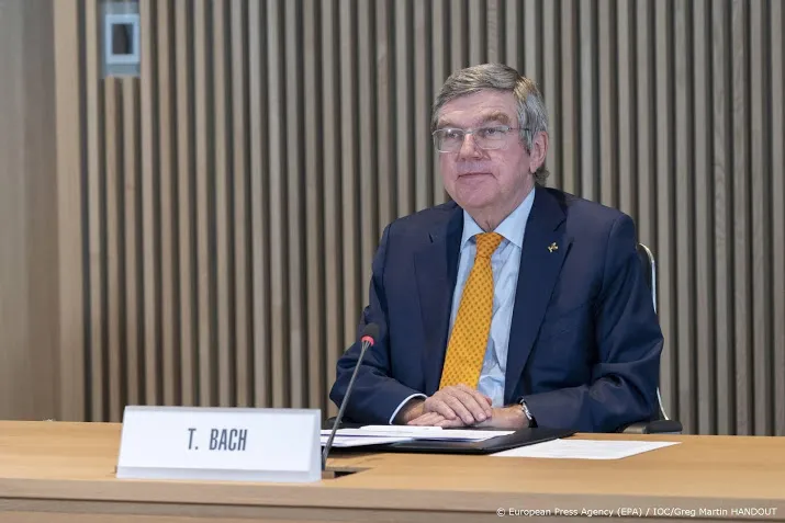 ioc voorzitter bach in maart virtueel herkozen
