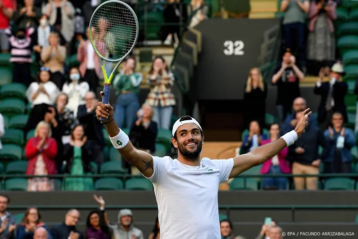 italiaan berrettini halvefinalist op wimbledon
