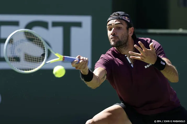 italiaanse tennisser berrettini zegt af voor roland garros