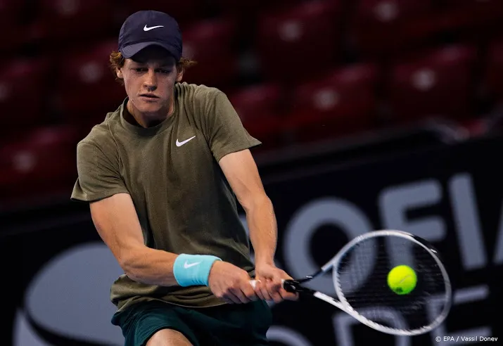 italiaanse tennisser sinner pakt eerste titel in sofia