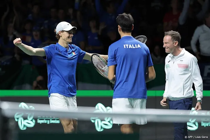 italie naar finale daviscup na zeldzame nederlaag djokovic