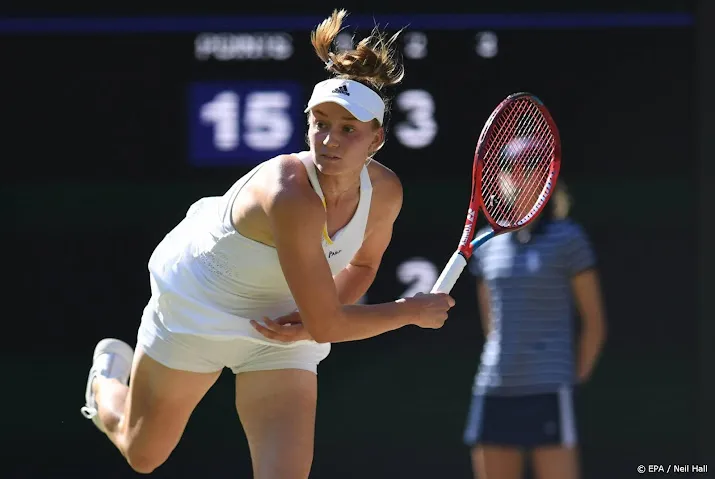 jabeur en rybakina strijden bij vrouwen om titel op wimbledon
