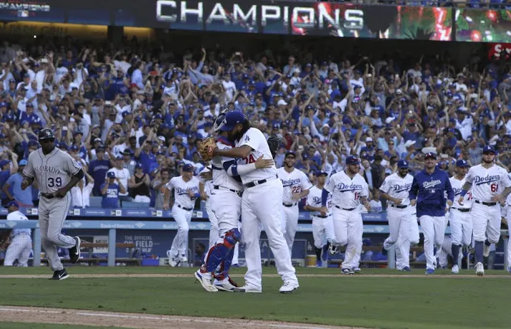 jansen wint divisietitel met dodgers