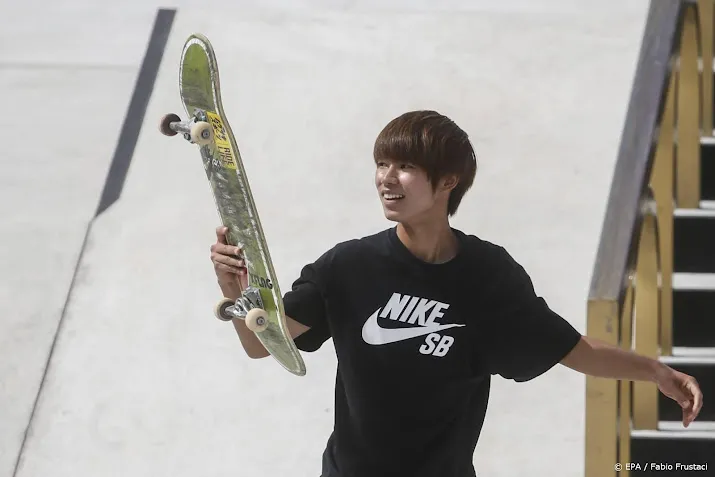 japan wint eerste gouden plak bij het skateboarden