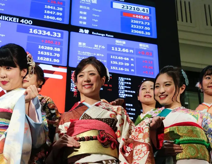 japanse beurs doet stapje terug