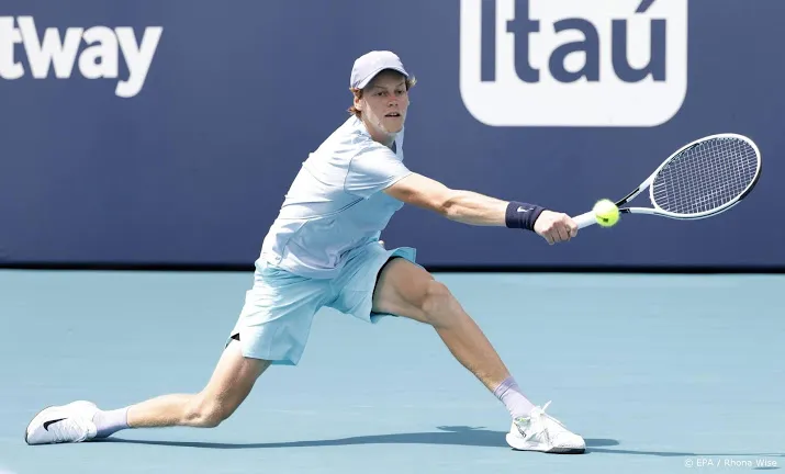 jonge tennisser sinner bereikt finale masters miami