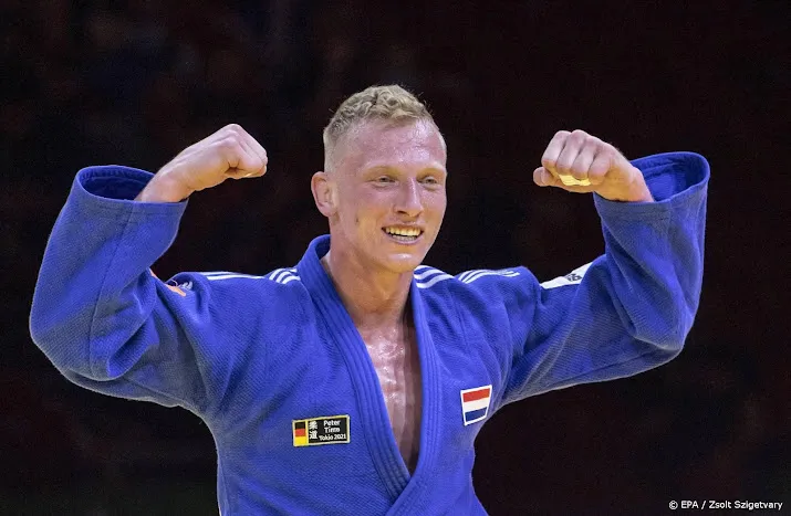 judoka de wit wint simpel van nummer 217 van de wereld uit samoa