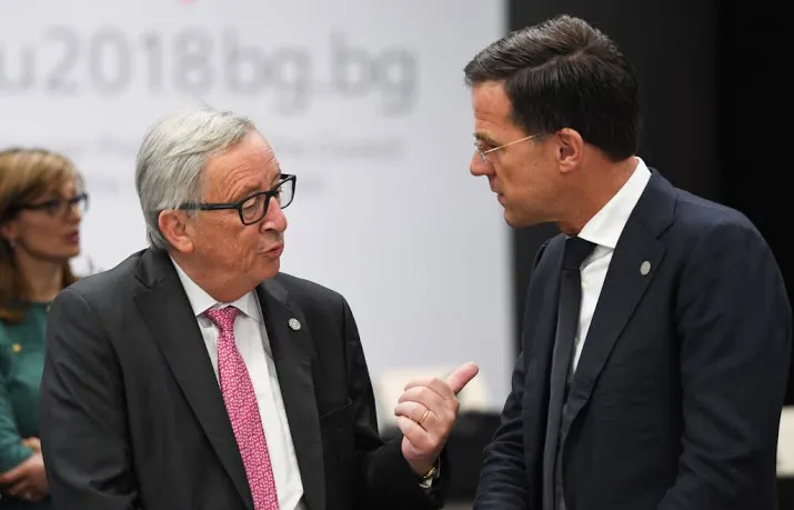 juncker belt met rutte over bezoek aan trump