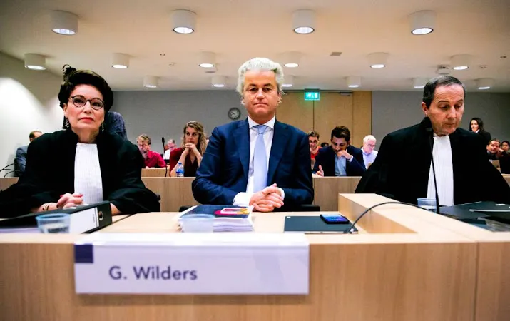 justitie zoekt reisgenoot bedreiger wilders
