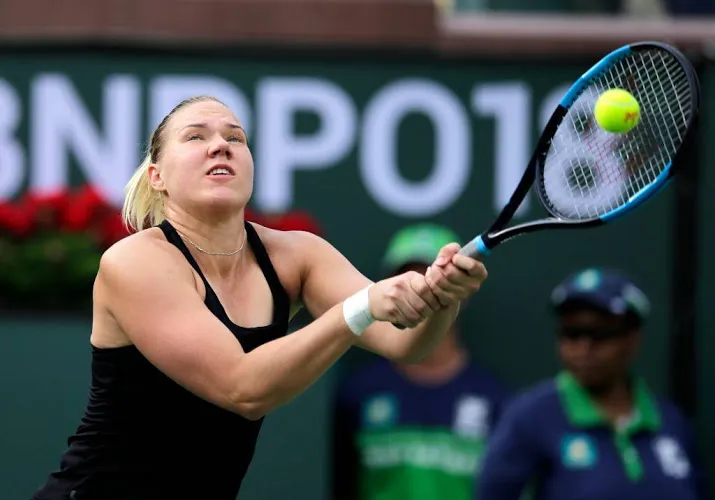 kanepi verrast halep in eerste ronde us open