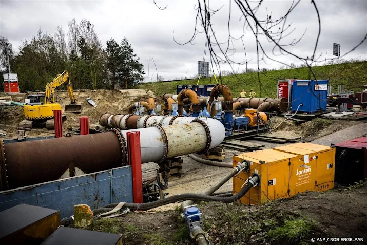 kapotte pompinstallatie eindhoven weggehaald gas stroomt weer