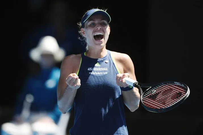 kerber in drie sets voorbij hsieh