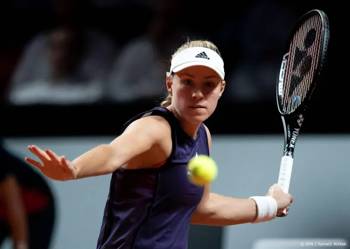 kerber meteen onderuit op roland garros
