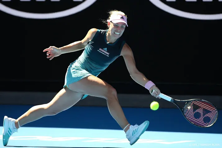kerber uitgeschakeld op australian open