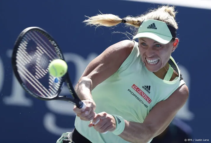 kerber weer snel klaar in new york