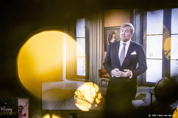 kersttoespraak willem alexander trekt 15 miljoen kijkers