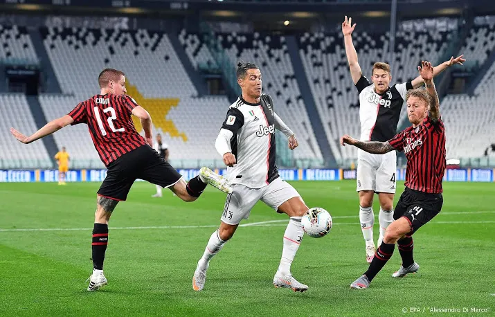 kijkcijferrecord in italiaans voetbal na corona onderbreking