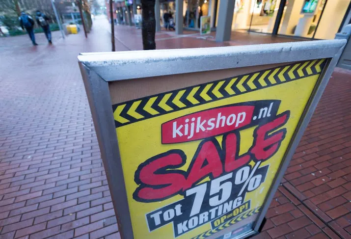 kijkshop sluit al zijn winkels