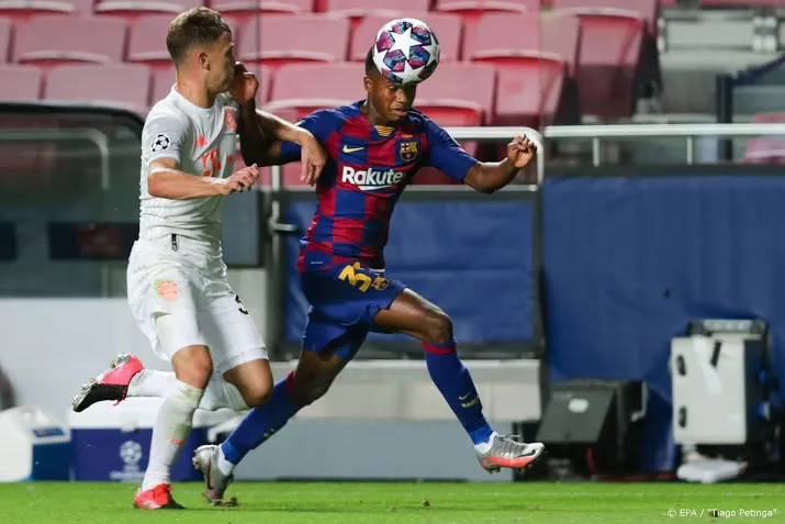 kimmich 8 2 winnen van barcelona amper te bevatten