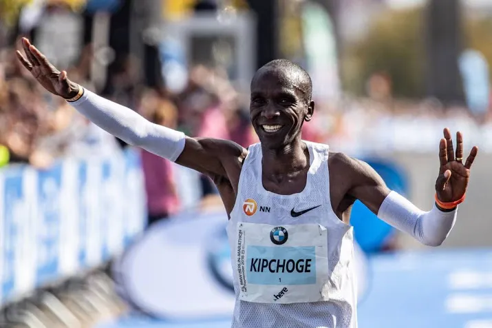 kipchoge marathon onder 2 uur gaat lukken