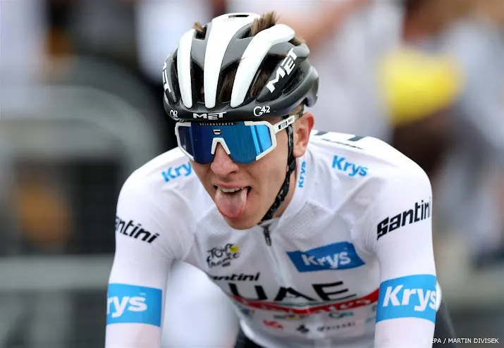klap voor pogacar in tour de france vingegaard was veel te snel