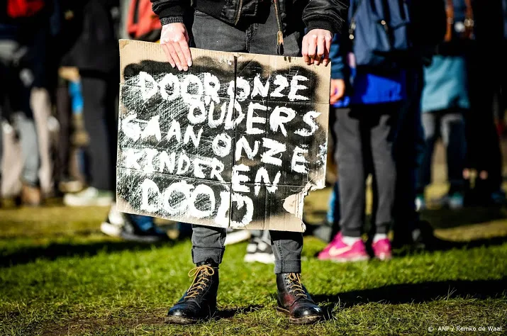 klimaatdemonstratie studenten in nijmegen