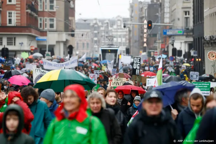 klimaatmars bereikt museumplein