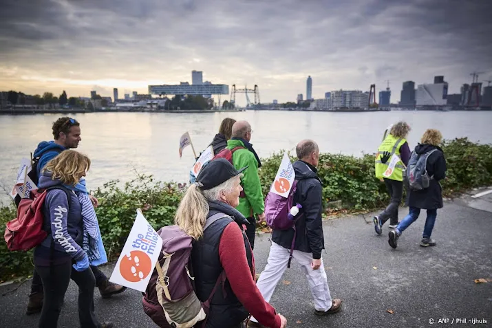 klimaatwandelaars aangekomen in glasgow voor vn top
