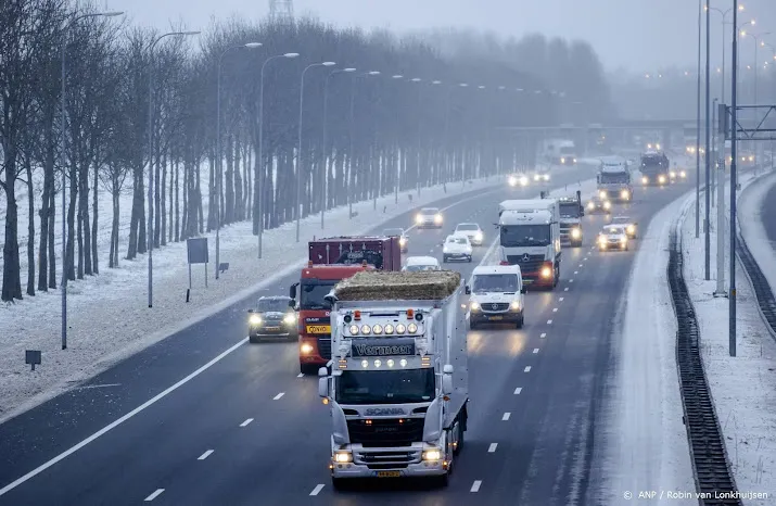 knmi donderdagmiddag code geel vanwege gladheid door winterweer