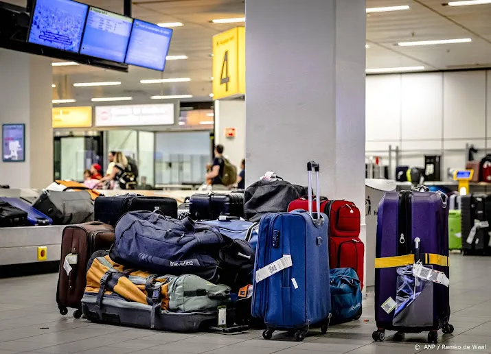 kofferproblematiek schiphol houdt aan drukte beheersbaar