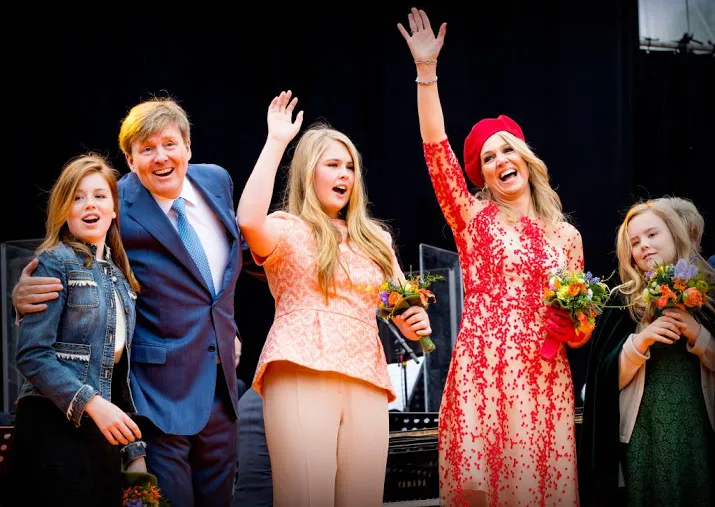 koning bedankt voor geweldige koningsdag