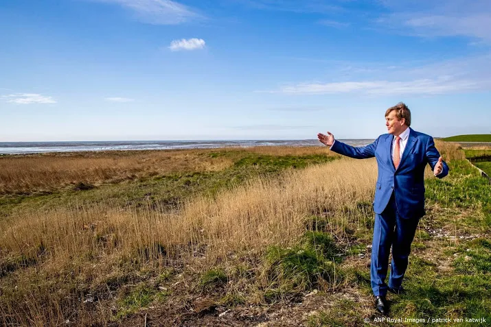 koning bezoekt terschelling en ameland