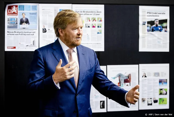 koning heeft zorgen over toenemende agressie tegen journalisten