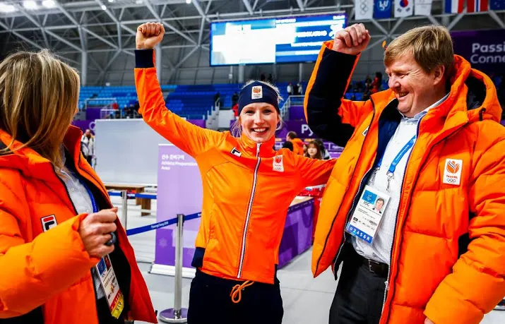 koning onvergetelijk vrouwenpodium