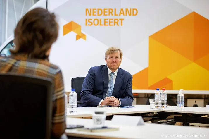 koning praat over effect coronacrisis op verduurzaming