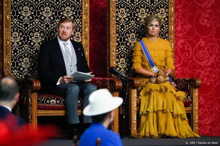 koning schrap zetten voor gevolgen zware economische terugslag