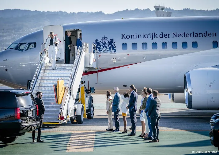 koningin maxima zonder willem alexander in vs aangekomen