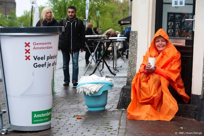 koningsdag was de op 1 na natste ooit gemeten