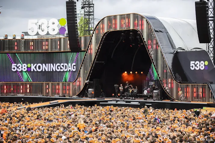 koningsdagfeest van radio 538 in breda helemaal uitverkocht