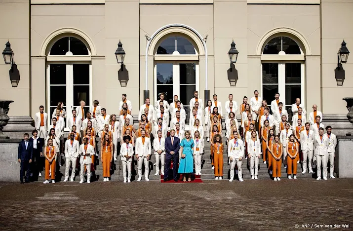 koningspaar en rutte ontvangen olympische medaillewinnaars