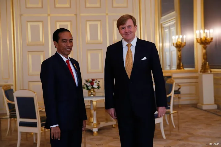 koningspaar op staatsbezoek naar indonesie