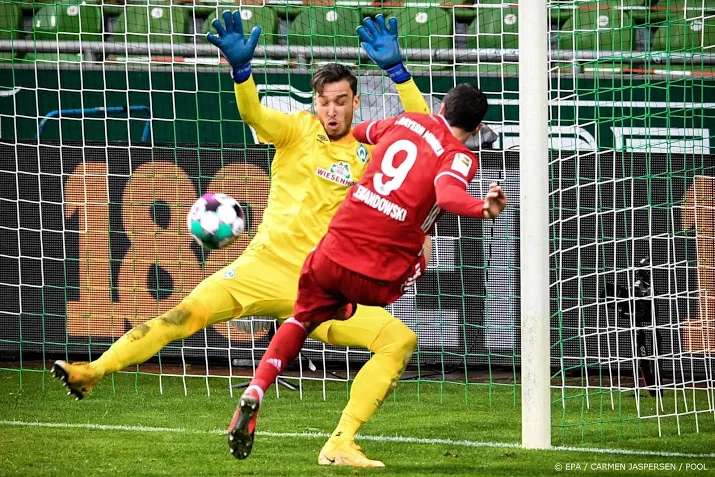 koploper bayern munchen verslaat werder bremen