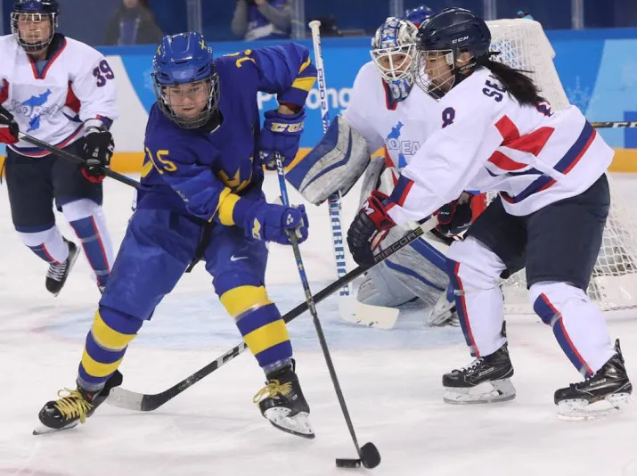 koreaanse ijshockeysters laatste op spelen