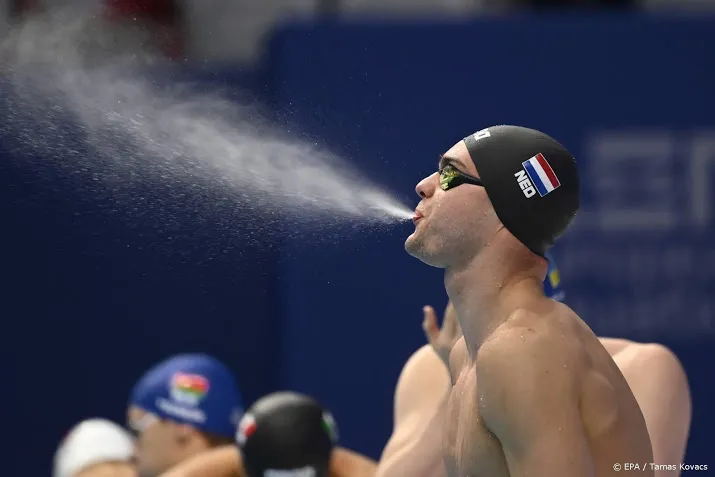 korstanje zwemt op 100 meter vlinderslag naar spelen