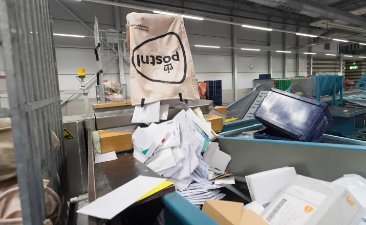 korte staking bij sorteercentrum postnl