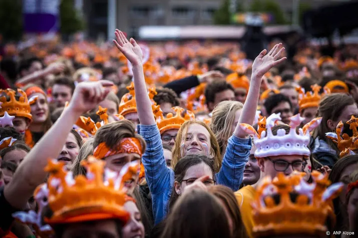 kou over koningsfeest 538 in breda lijkt uit de lucht