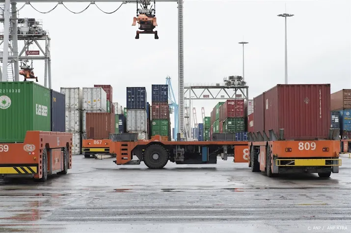krimp nederlandse export houdt aan