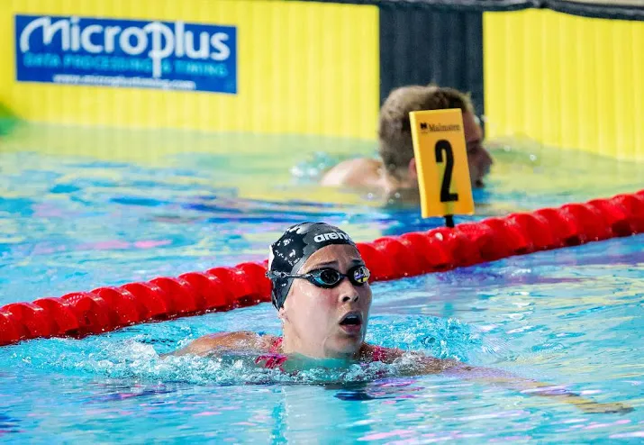 kromowidjojo grijpt naast medaille 50 vlinder
