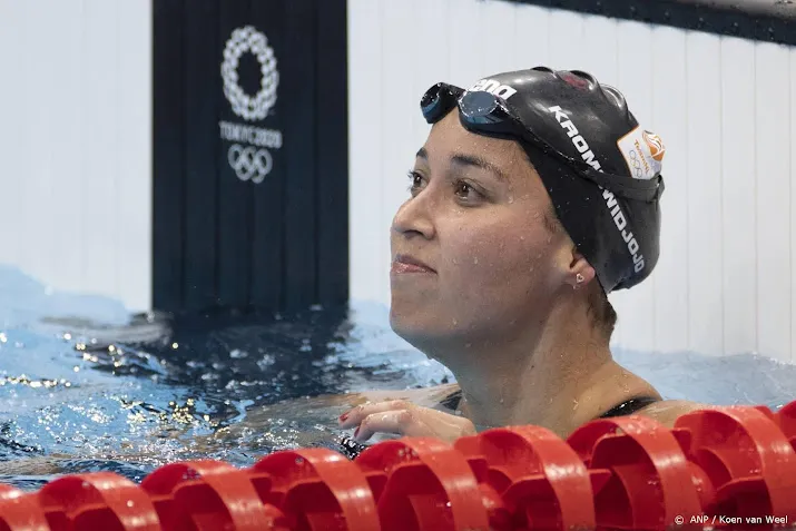 kromowidjojo vierde in olympische finale 50 vrij