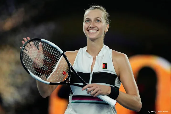 kvitova bij laatste vier in melbourne